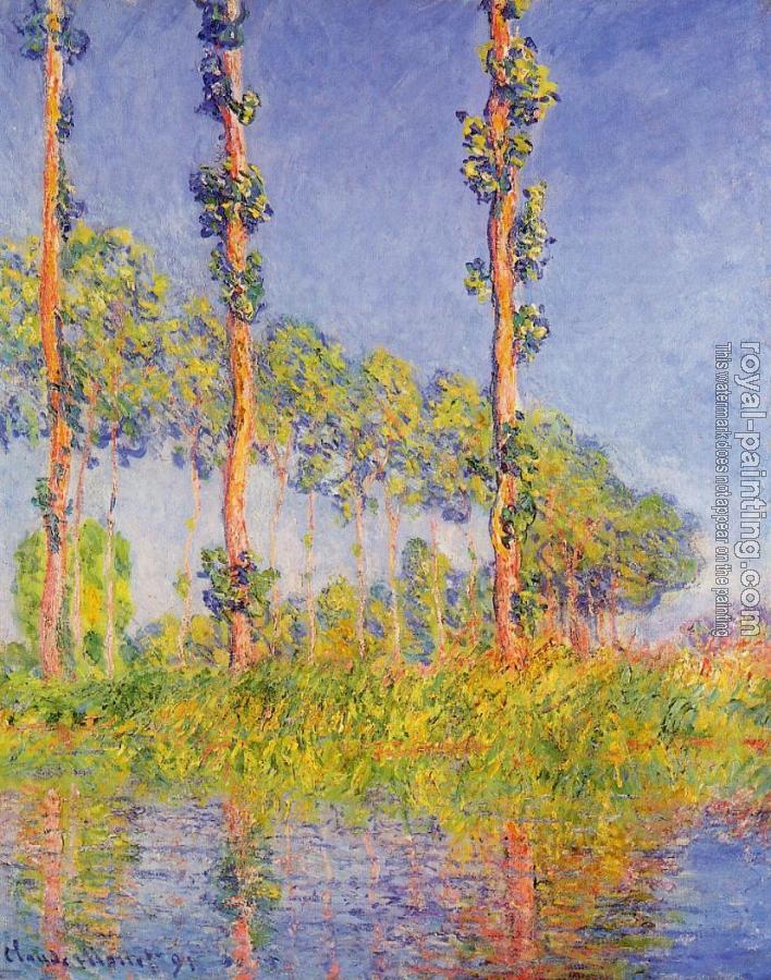 Claude Oscar Monet : Poplars, Autumn Effect